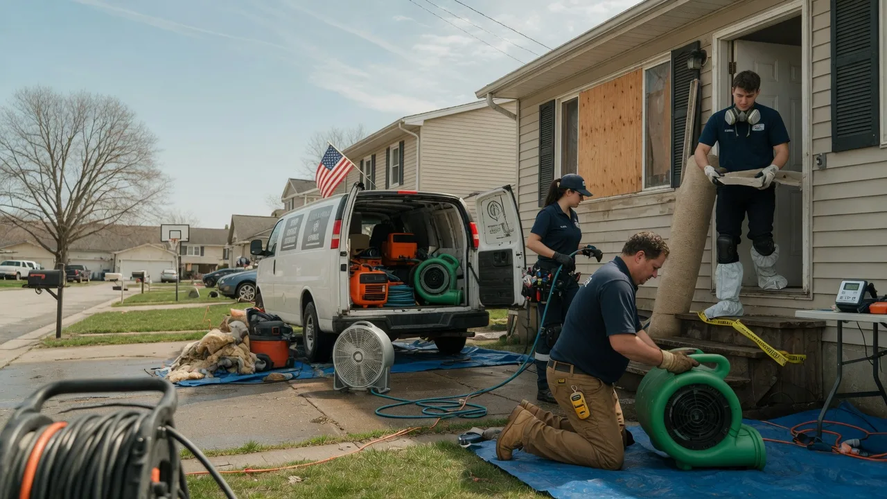 Water Damage Restoration in Walnut Hill, IL near me